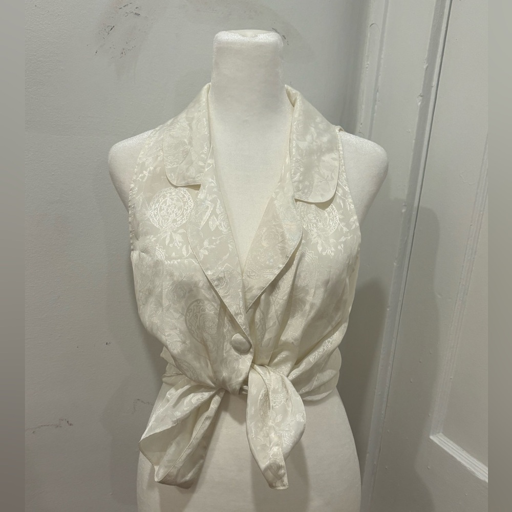 Victoria’s Secret Gold Label Satin Vest